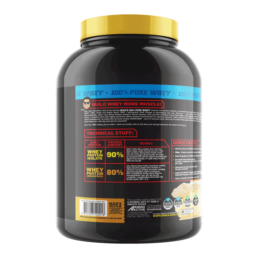MAX'S 100% Whey Protein - Image 8