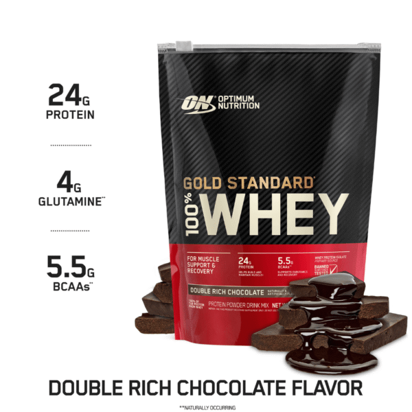 Optimum Nutrition GOLD STANDARD 100% WHEY 1lb | 454g – Whey Protein Powder - Image 3